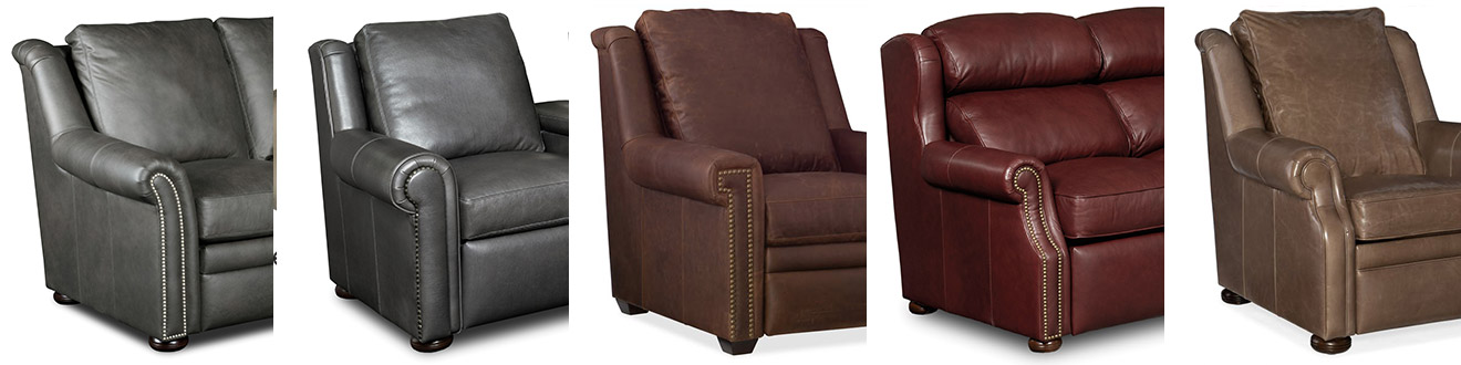 Custom Luxury Motion Furniture, Fine Furniture Leather Recliners