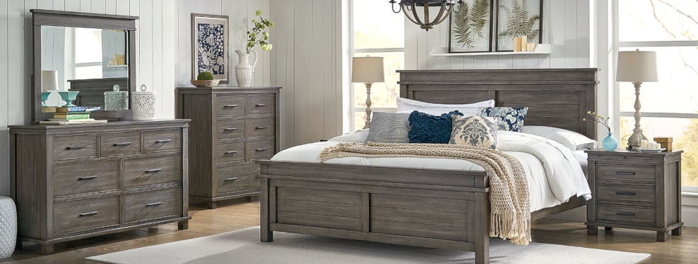 Crown Mark Bedroom Lucinda King/Queen Wing - Black B9265-KQ